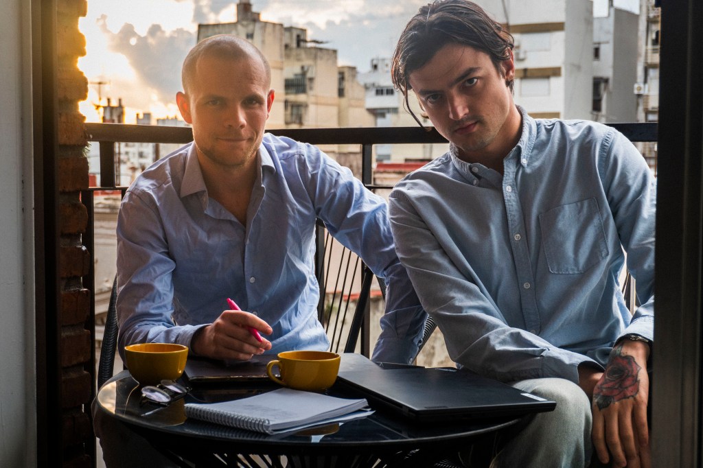 Ledelsen i Serona Andreas Steimler og Błażej Adam Ojowski